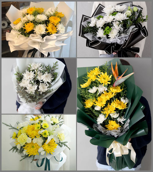广西桂林临桂区六塘镇白事花束代送